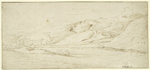 Mountainous Landscape with Two Houses